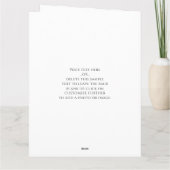 Jubileum Aangepaste tekst voor Aangepaste tekst vo Kaart (Achterkant)