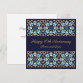 Jubileum aanpasbaar blauw Azulejos (Voorkant / Achterkant)