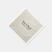 Jubileum Abstracte ivoren textuur Servet (Hoek)