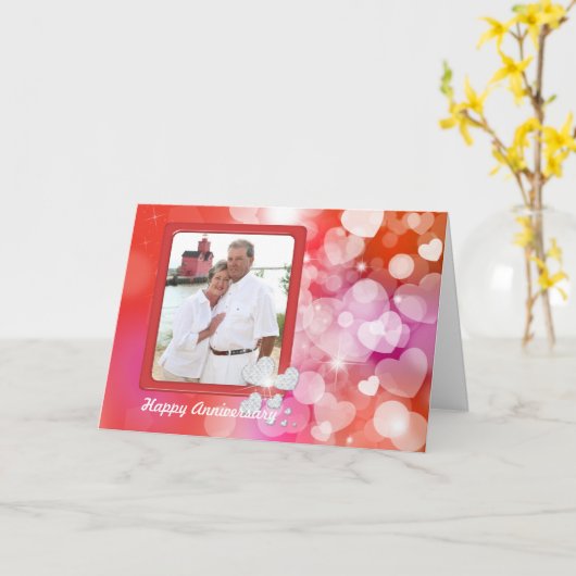 Jubileum Abstracte Kaart (Gele Bloem)