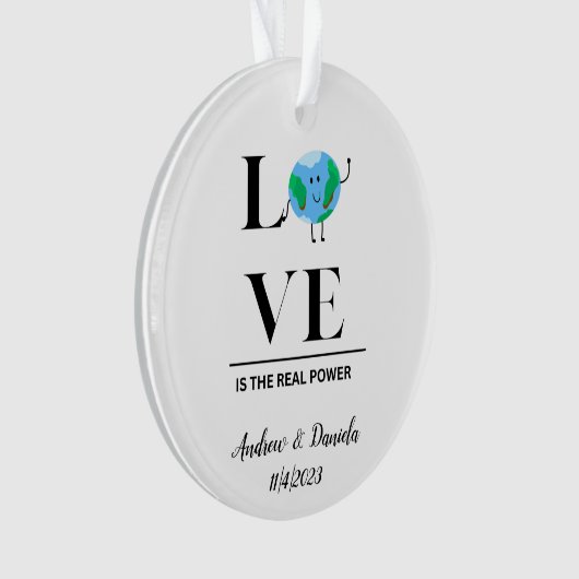 Jubileum Acryl Ornament (voorkant)