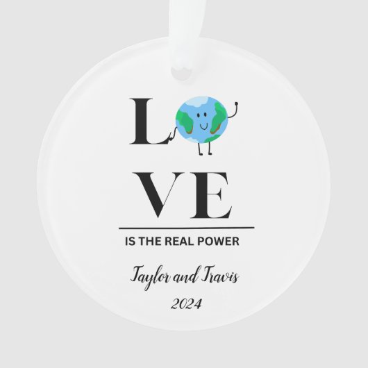 Jubileum Acryl Ornament (gepersonaliseerd) (voorkant)