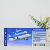 Jubileum Airline Instapass Geschenkticket (Staand voorkant)
