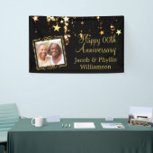 Jubileum | ALLE JAAR | Foto zwart en goud Spandoek (Beurs)