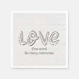 Jubileum Almond Blossom Love Text Servet