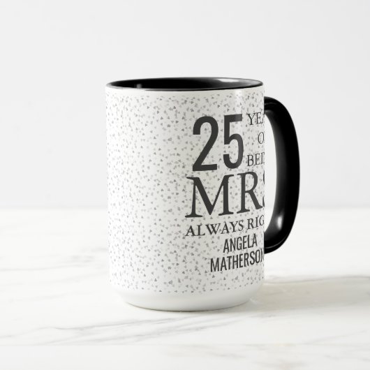 Jubileum altijd met 25th Silver, Mrs. Mok (Voorkant rechts)