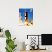 Jubileum Apollo 11 Moon Landing, Saturn V: Poster (Thuiskantoor)