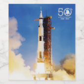 Jubileum Apollo 11 Moon Landing, Saturn V: Wijn Etiket (Enkel label)