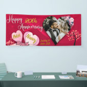  Jubileum banner met foto & tekst (Beurs)