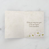 Jubileum Beach Hearts in zand met Surf Kaart (Binnen)