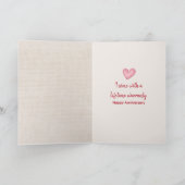 Jubileum Beer met ik hou van jullie ballonnen Kaart (Binnen)