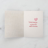 Jubileum Beer met ik hou van jullie ballonnen Kaart (Binnen)