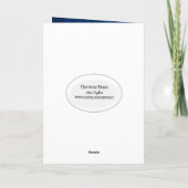 Jubileum belletje op leder kaart (Achterkant)