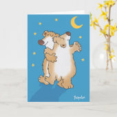 Jubileum Beren Kaart (Gele Bloem)