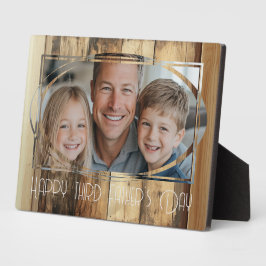 Jubileum Beste Vaderdag Vaderdag Aangepaste foto Fotoplaat