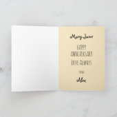 Jubileum Beter Half Grappig Voedsel Pun Kaart (Binnen)