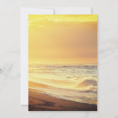 Jubileum bij huwelijk: dagzonsopgang kaart (Achterkant)