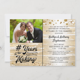 Jubileum Black Gold JAREN IN DE MAKING Kaart