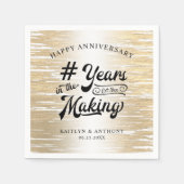 Jubileum Black Gold YEARS IN DE MAKING Servet (Voorkant)