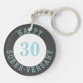 Jubileum Black Turquoise Sleutelhanger (Achterkant)