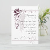 Jubileum Blaueregen Kaart (Staand voorkant)