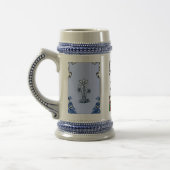  Jubileum blauw Bierpul (Links)