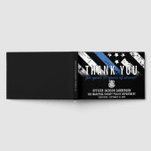 Jubileum blauwe lijn van politie gastenboek (Volledig)