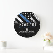 Jubileum blauwe lijn van politie grote klok (Huis)