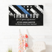 Jubileum blauwe lijn van politie spandoek (Insitu)