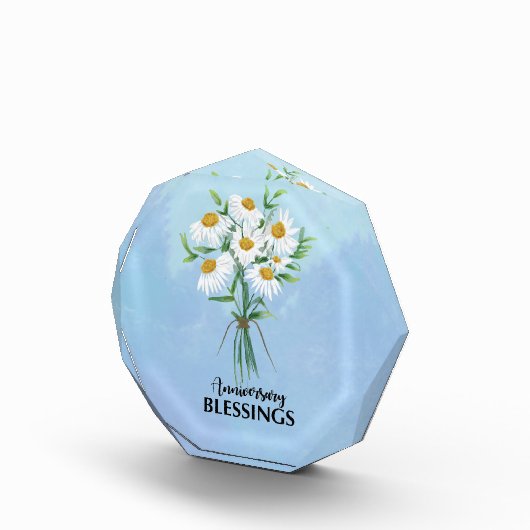 Jubileum Blessings Bouquet of Daisies Fotoblokken (Rechts)