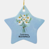 Jubileum Blessings Bouquet of Daisies Keramisch Ornament (Voorkant)