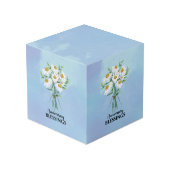 Jubileum Blessings Bouquet of Daisies Kubus (Achter hoekig)