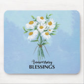 Jubileum Blessings Bouquet of Daisies Muismat (Voorkant)