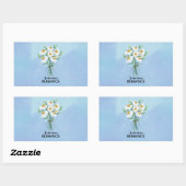 Jubileum Blessings Bouquet of Daisies Rechthoekige Sticker (Vel)