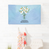 Jubileum Blessings Bouquet of Daisies Spandoek (Insitu)