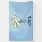 Jubileum Blessings Bouquet of Daisies Spandoek (Verticaal)