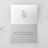 Jubileum Blessings Pink Roses Waterverf Kaart (Binnen)