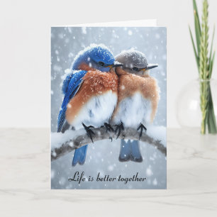 Jubileum Bluebirds in Snow Kaart