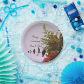 Jubileum Boeket Papieren Borden Bordje (Feest)