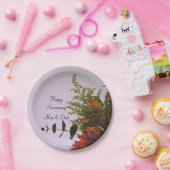 Jubileum Boeket Papieren Borden Bordje (Feest)