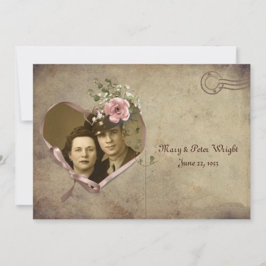  Jubileum Briefkaart - Uitnodiging (Voorkant)