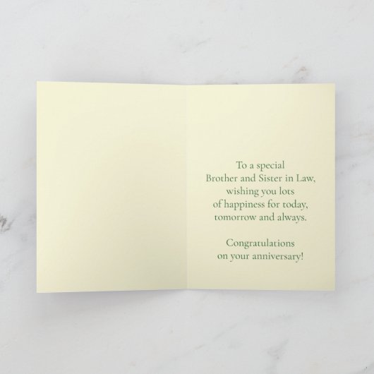  Jubileum Broeder & zuster in de wet Kaart (Binnen)