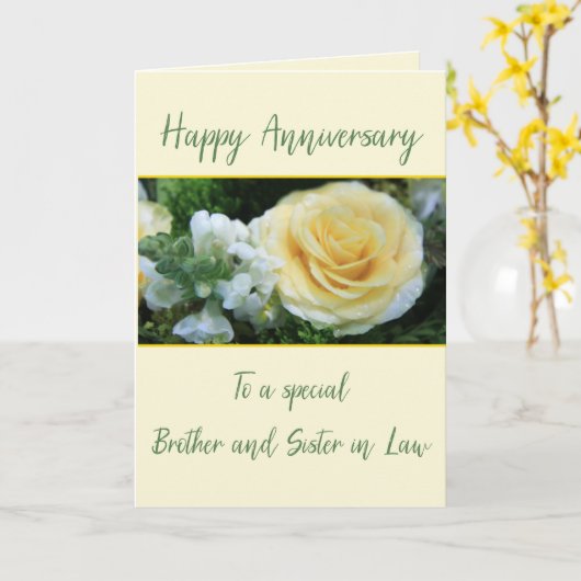 Jubileum Broer en zuster in het Roos van de Wet Kaart (Gele Bloem)