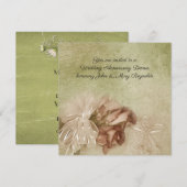 Jubileum bruiloft kaart (Voorkant / Achterkant)