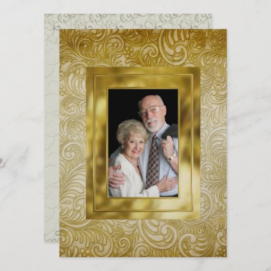 Jubileum / bruiloft - SRF Kaart (Voorkant / Achterkant)