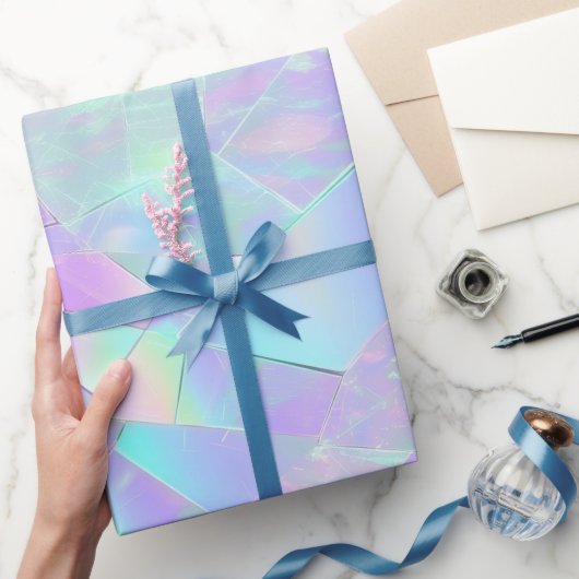 Jubileum bruiloft verjaardag iriserend cadeaupapier (Geschenken)