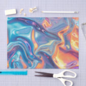 Jubileum Bruiloft Verjaardag Iriserend Metallic 5 Tissuepapier (Craft)