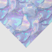 Jubileum Bruiloft Verjaardag Iriserend Metallic 7 Tissuepapier (Detail)