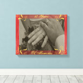 Jubileum Canvas Afdruk (Insitu (Houten vloer))