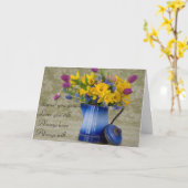 Jubileum Card - Ik ben gisteren dol op u Kaart (Gele Bloem)